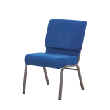 Chaise d'église AMBASSADOR bleu marine