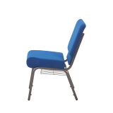 Chaise d'église AMBASSADOR bleu marine