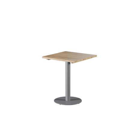 Table avec plateau bois ALFA R gris