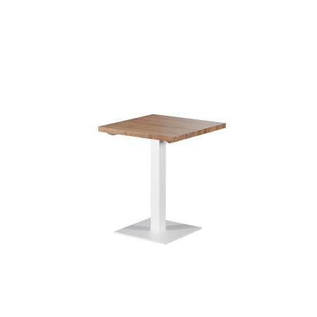 Table avec plateau en chêne ALFA S blanc