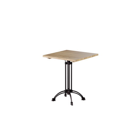 Table avec plateau bois RUSTICAL