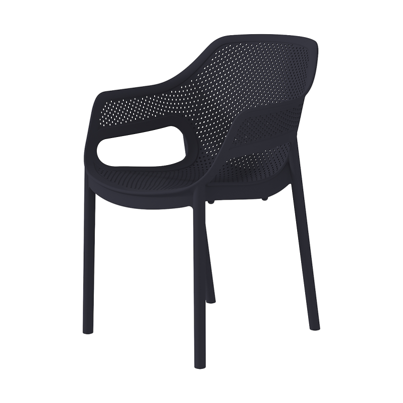 Chaise pour jardin à bière AERO noir