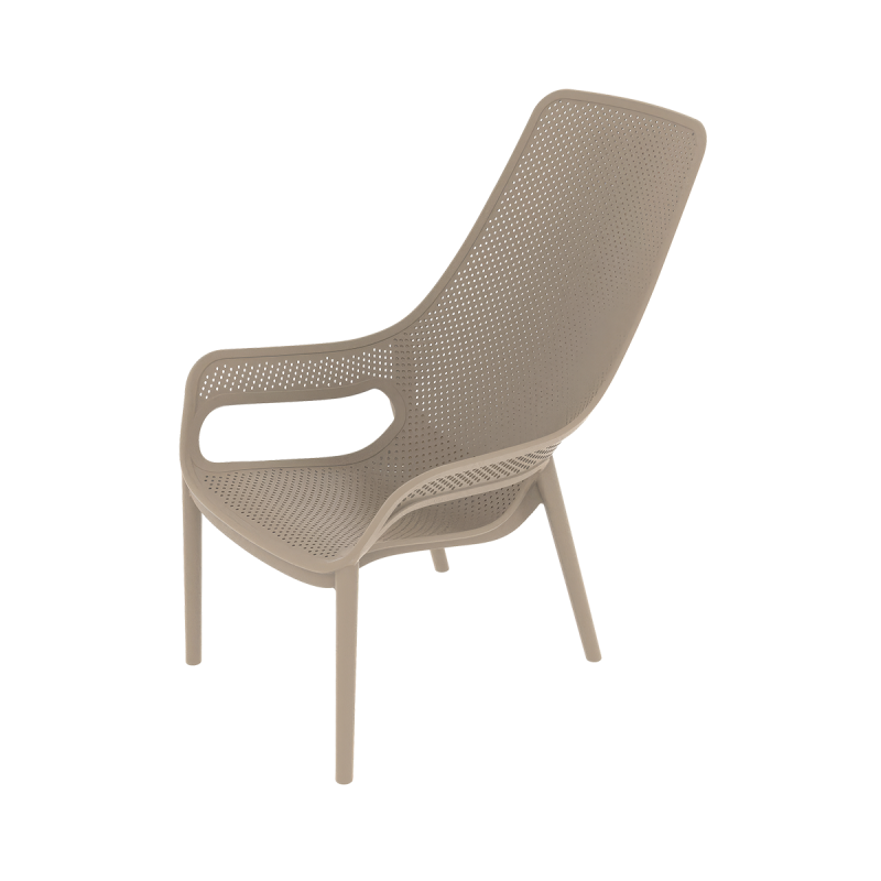 Chaise pour jardin à bière AERO LUNGO beige