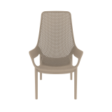 Chaise pour jardin à bière AERO LUNGO beige