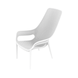 Chaise pour jardin à bière AERO LUNGO blanc