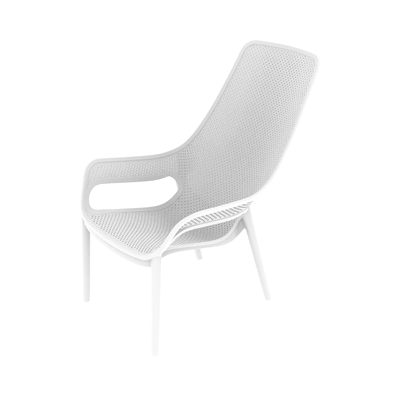 Chaise pour jardin à bière AERO LUNGO blanc