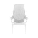 Chaise pour jardin à bière AERO LUNGO blanc