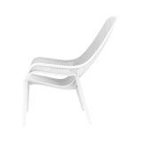 Chaise pour jardin à bière AERO LUNGO blanc