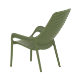 Chaise pour jardin à bière AERO LUNGO vert