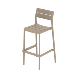 Chaise pour jardin à bière CAPRI BAR beige