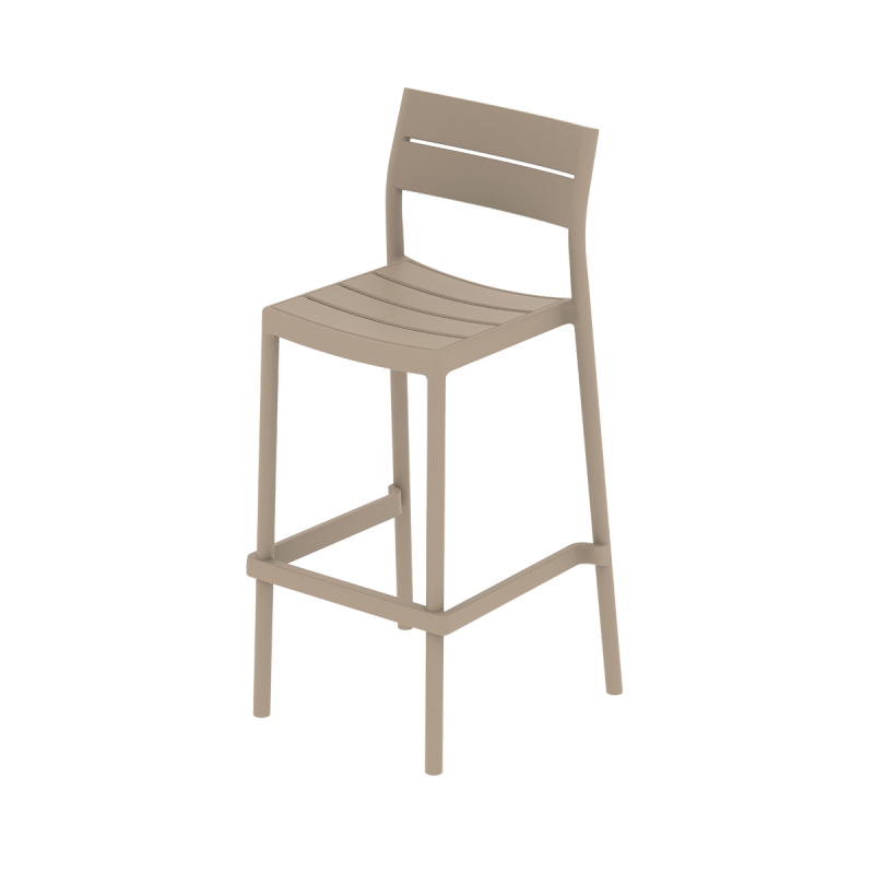 Chaise pour jardin à bière CAPRI BAR beige
