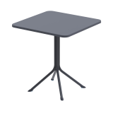 Table de jardin à bière PRATO 70x70 gris foncé