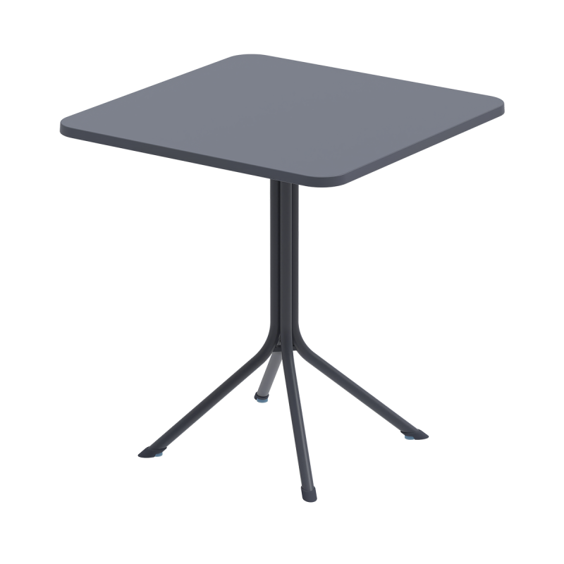 Table de jardin à bière PRATO 70x70 gris foncé