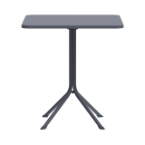 Table de jardin à bière PRATO 70x70 gris foncé