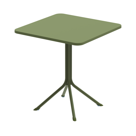Table de jardin à bière PRATO 70x70 vert