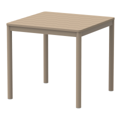 Table de jardin à bière TERRAZZA 80x80 beige