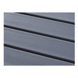 Table de jardin à bière TERRAZZA 80x80 gris foncé