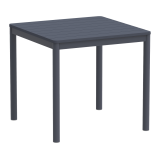 Table de jardin à bière TERRAZZA 80x80 gris foncé