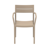 Chaise pour jardin à bière CAPRI ARM beige