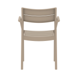 Chaise pour jardin à bière CAPRI ARM beige