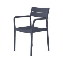 Chaise pour jardin à bière CAPRI ARM gris foncé