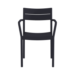 Chaise pour jardin à bière CAPRI ARM noir
