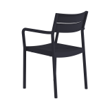 Chaise pour jardin à bière CAPRI ARM noir