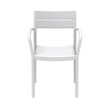 Chaise pour jardin à bière CAPRI ARM gris cendré