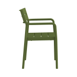 Chaise pour jardin à bière CAPRI ARM vert