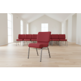 Chaise d'église AMBASSADOR rouge