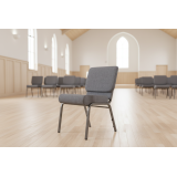Chaise d'église AMBASSADOR grise