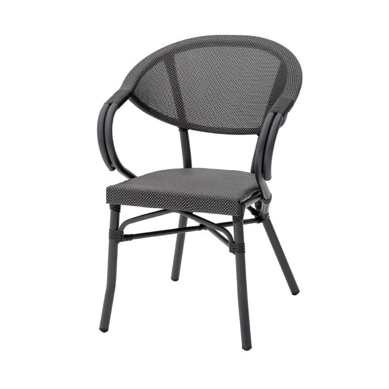 Chaise en technorotin CAMILLO graphite