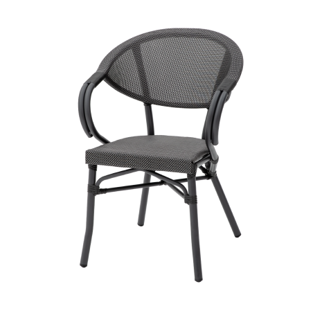 Chaise en technorotin CAMILLO graphite