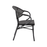 Chaise en technorotin CAMILLO graphite
