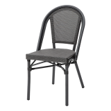 Chaise en technorotin MATTEO graphite