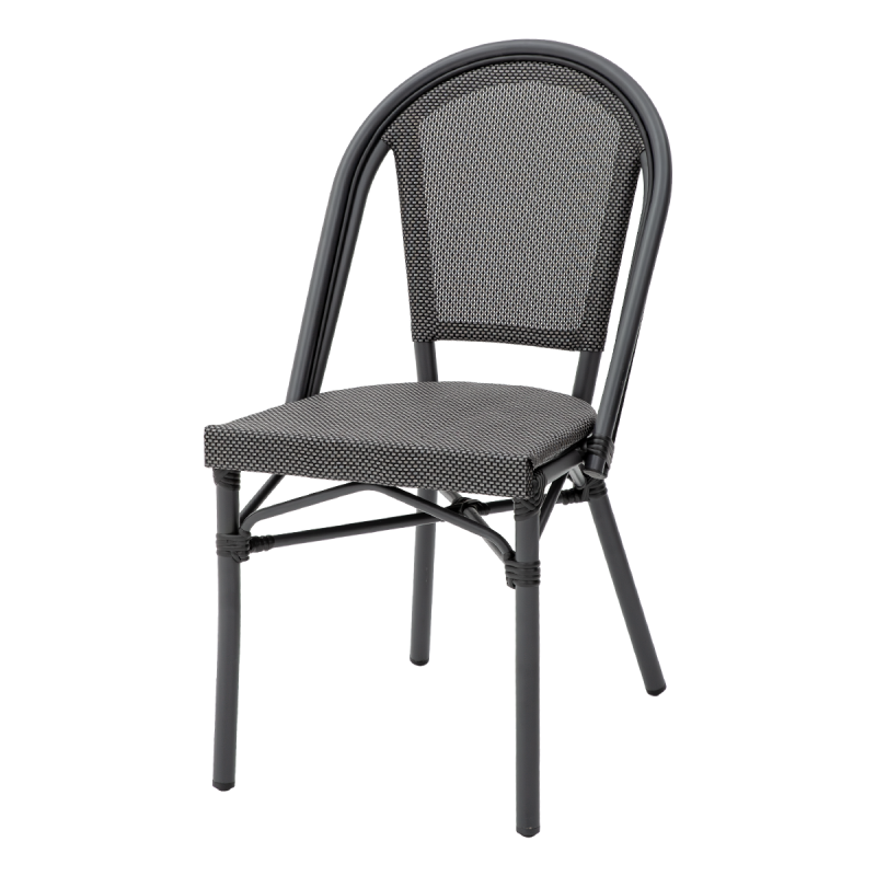 Chaise en technorotin MATTEO graphite