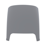 Fauteuil de terrasse DUNA gris clair