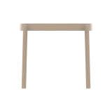 Table de jardin à bière ARIA 46x45 beige