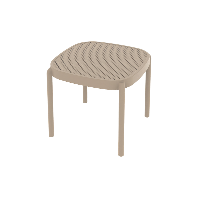 Table de jardin à bière ARIA 46x45 beige