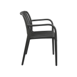 Table de jardin à bière VERTICALE anthracite