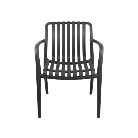 Chaise de jardin à bière VERTICALE anthracite
