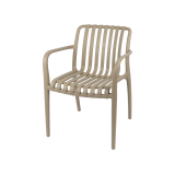 Chaise de jardin à bière VERTICALE beige