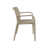 Table de jardin à bière VERTICALE beige