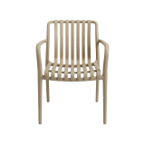 Chaise de jardin à bière VERTICALE beige