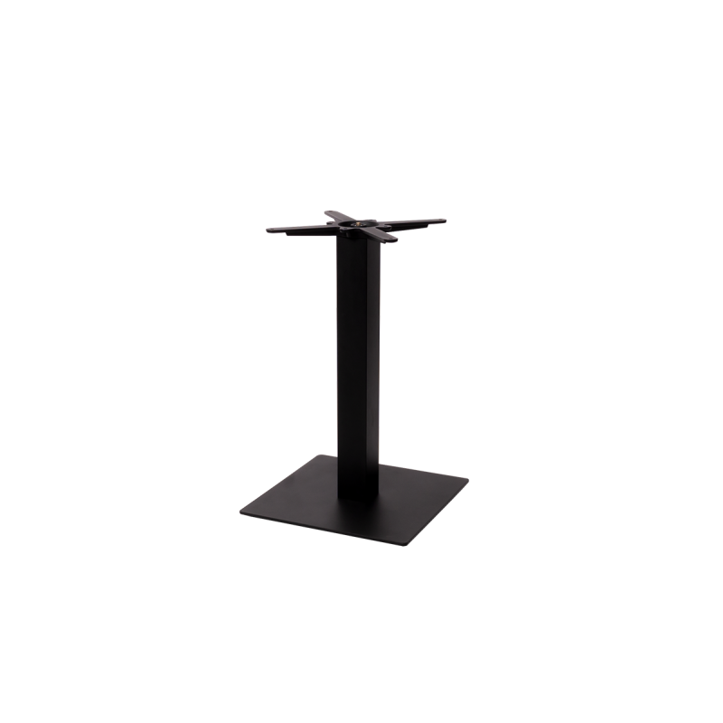 La Base de la Table de Bistrot ALFA S 50x50 noir