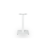 La Base de la Table de Bistrot ALFA S 50x50 blanc