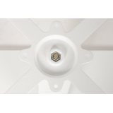 La Base de la Table de Bistrot ALFA S 50x50 blanc