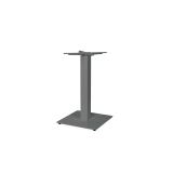 La Base de la Table de Bistrot ALFA S 50x50 gris