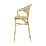 Chaise en technorattan CAMILLO BAR beige