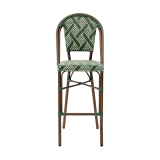 Chaise en technorattan MATTEO BAR vert